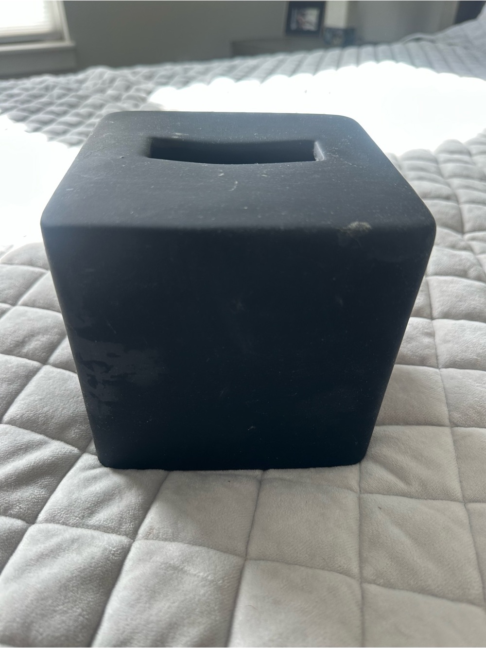 Cb2 Black Square Tissue Box Cover